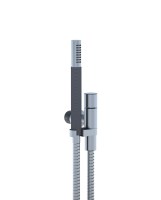 DUCHA CON SOPORTE CON TOMA DE AGUA y FLEXO METALICO VOLA